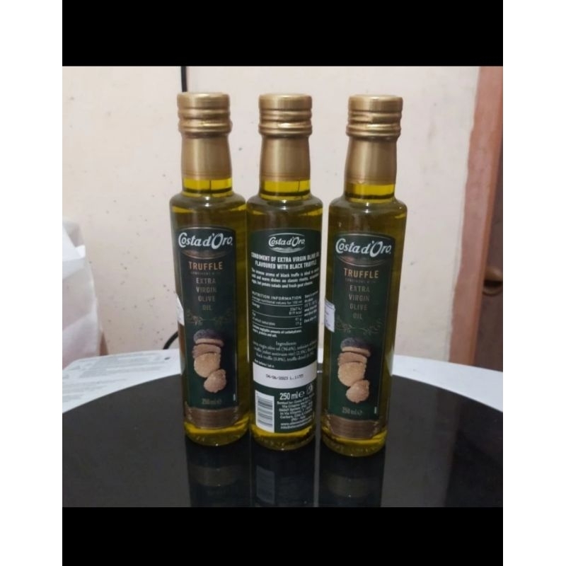 

costadoro black truffle extra virgin olive oil 250ml minyak