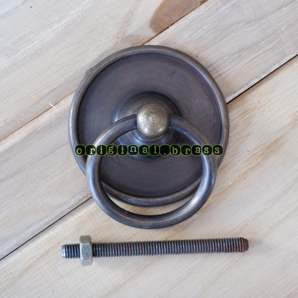 Gagang pintu lemari bulat minimalis diameter 6cm