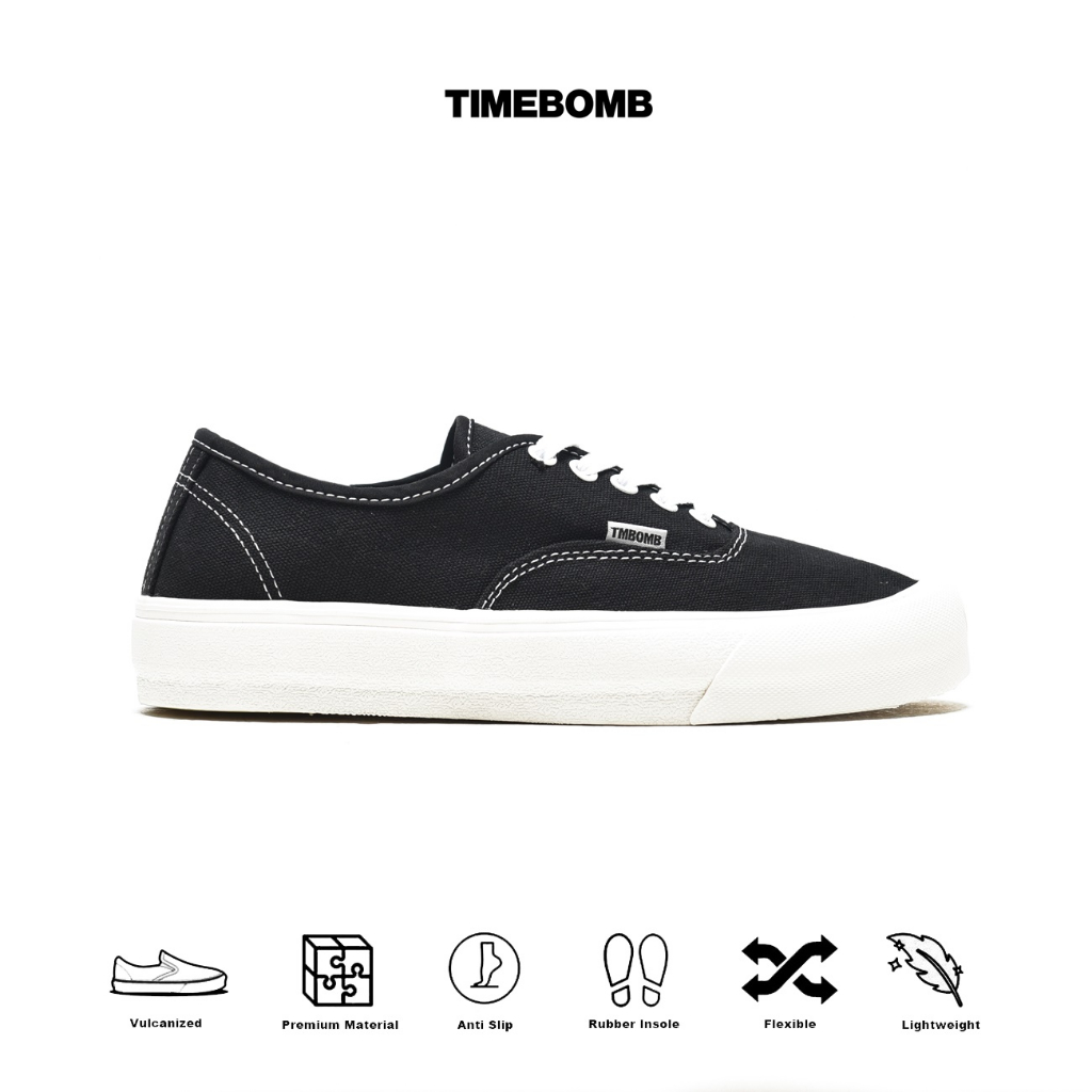 SEPATU TIMEBOMB VULCANIZED | AUTHENTIC | KSTLC | BW