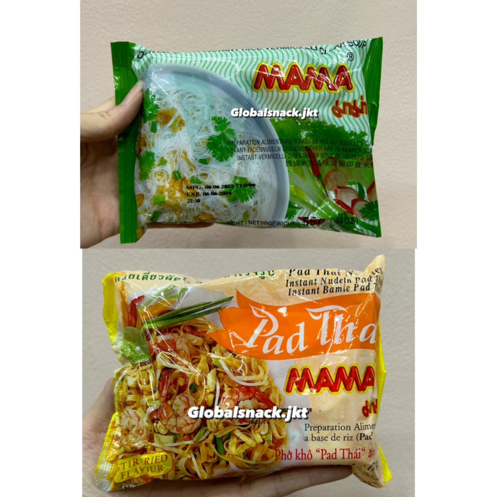 

MAMA ORIENTAL INSTANT PAD THAI NOODLES / MAMA RICE VERMICELLI CLEAR SOUP
