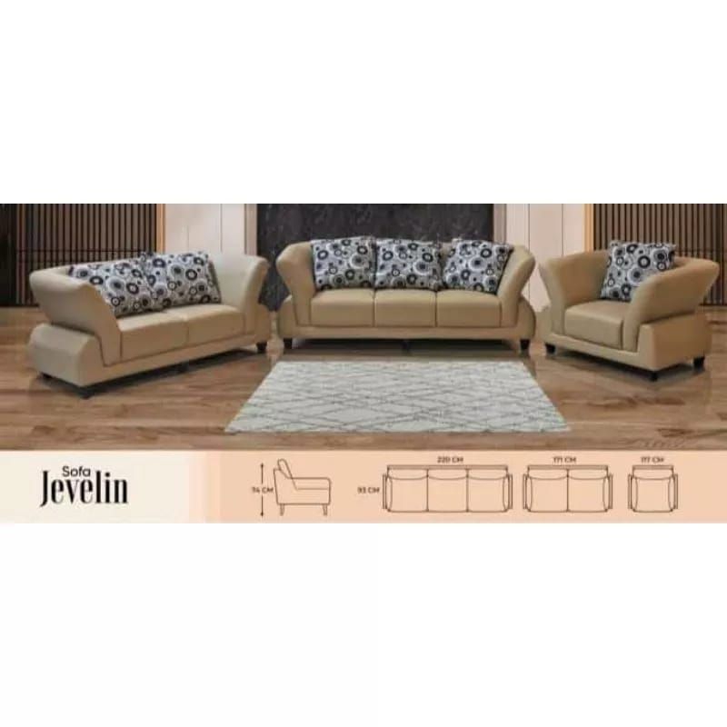 Sofa Merlino Jevelin 321 Bergaransi