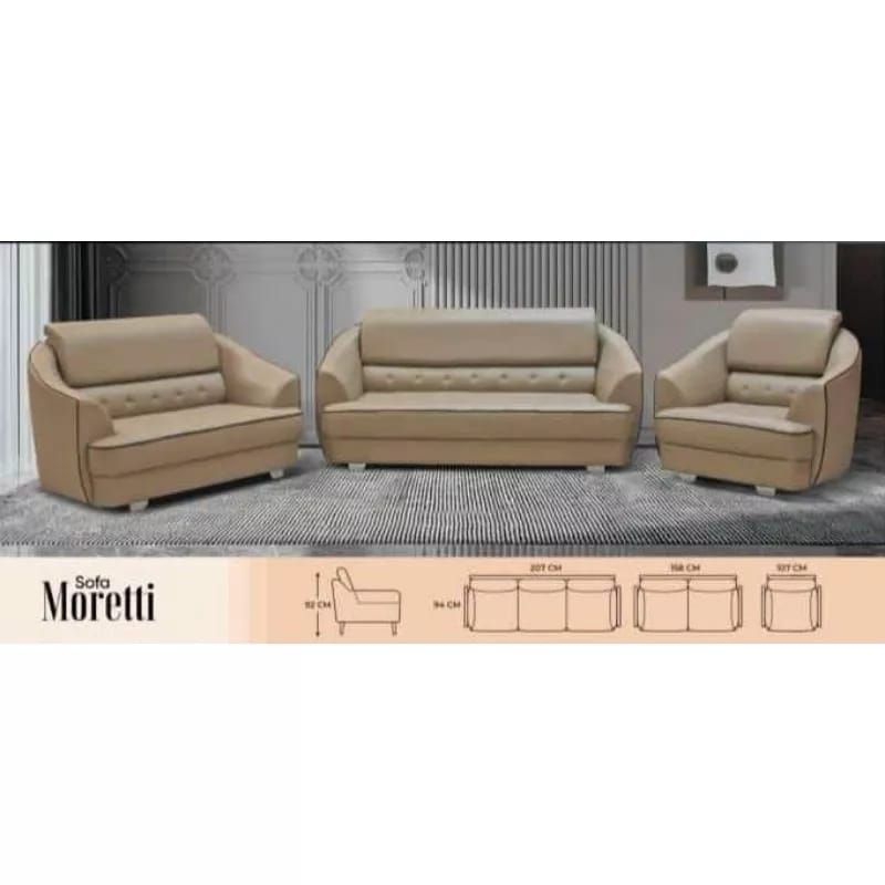 Sofa Merlino Moretti 321 Bergaransi