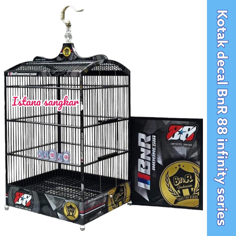 SANGKAR KANDANG KOTAK BnR DECAL 88 INFINITY SERIES