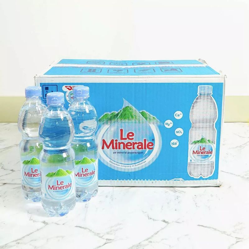 

le minerale botol 600 ml