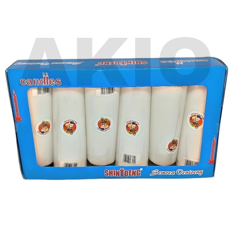 Lilin Ulang Tahun Doa Sembahyang PUTIH Unik Panjang BESAR JUMBO SHINTOENG Aesthetic Korea Pesta