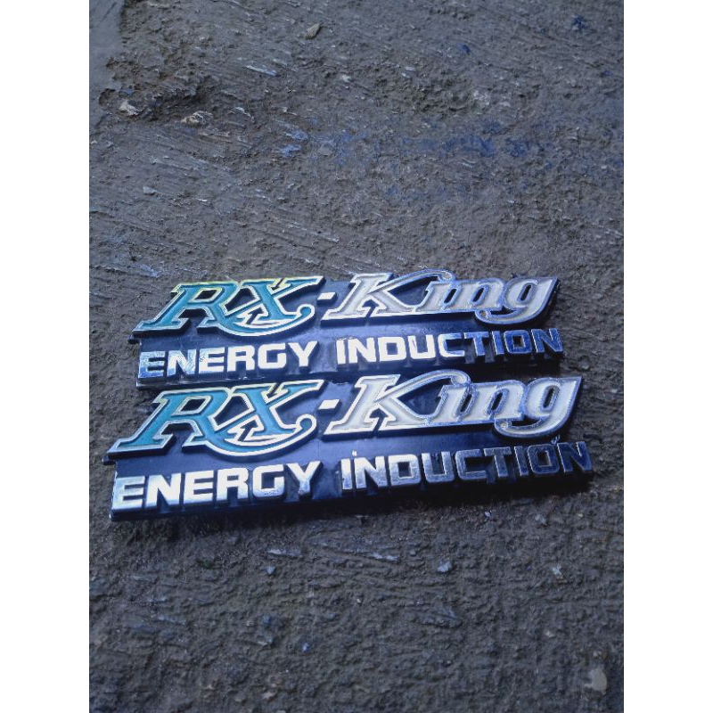 emblem set Yamaha box aki RX king original copotan kanan kiri