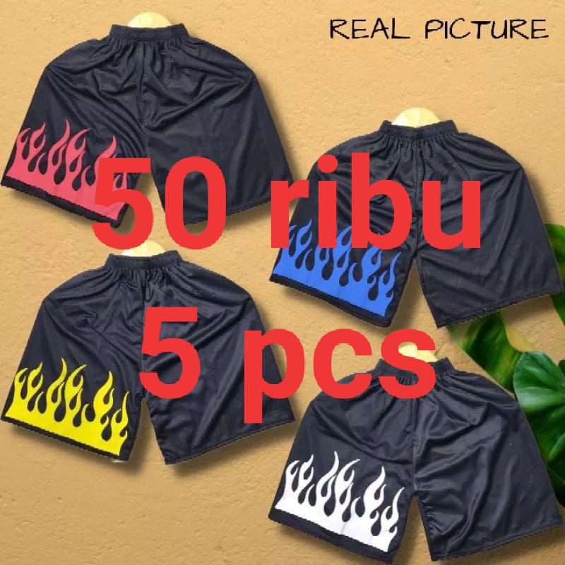 Celana pendek api boxer api boxer fire celana boxer api pria wanita