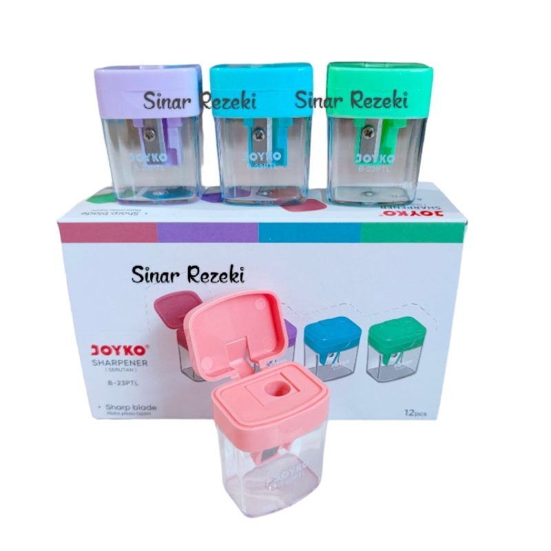 

12 buah!! B-23PTL/serutan joyko murah/rautan joyko/sharpener/rautan pensil kayu