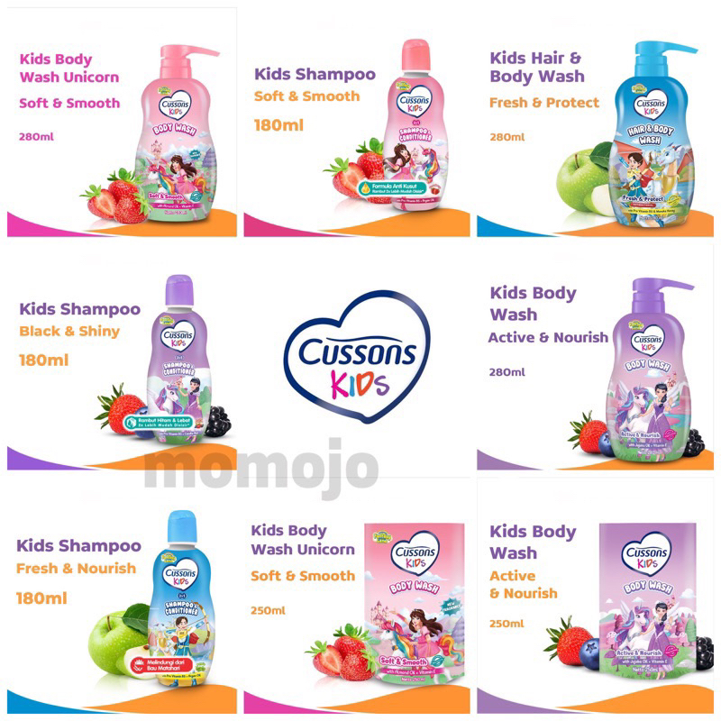 CUSSONS Cusson Kids Shampoo Anak 2in1 | Body Wash