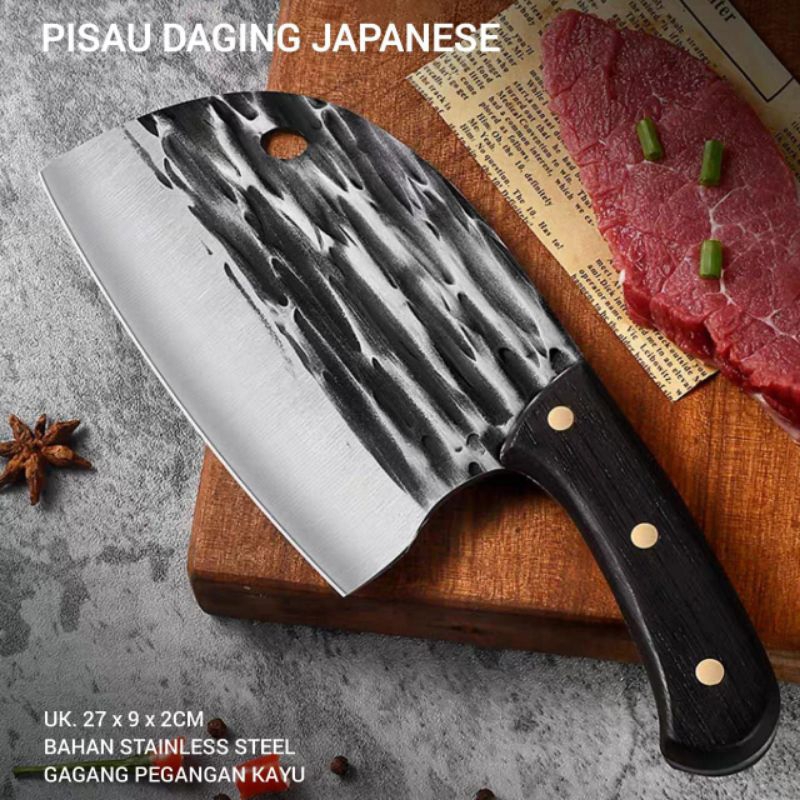Pisau Golok Daging Jepang