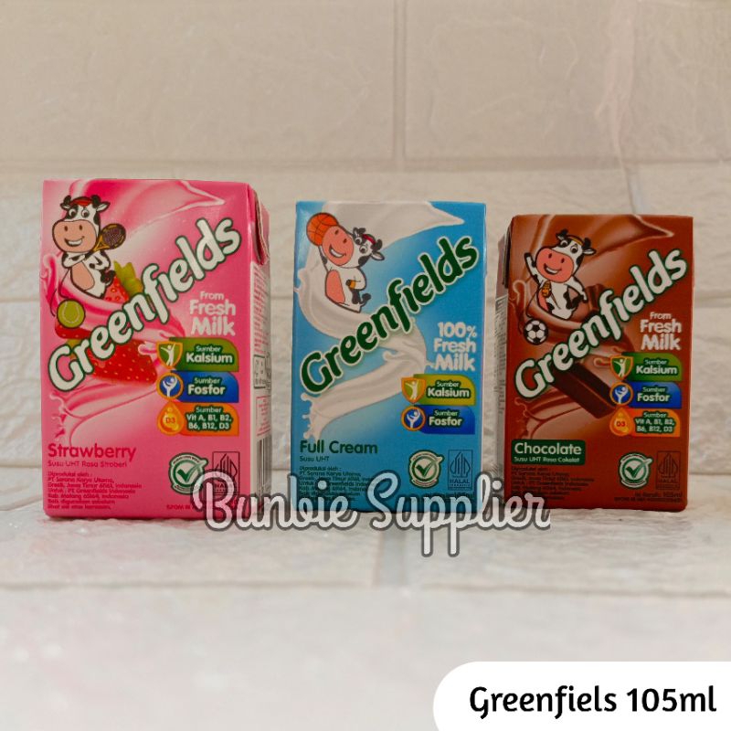 

Susu UHT Greenfields 105ml (KARTON) isi 40pcs
