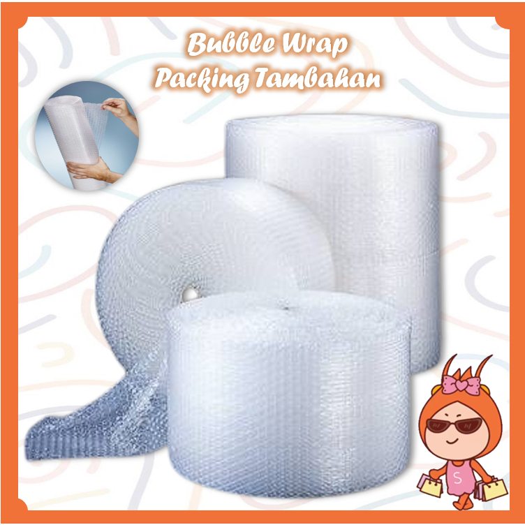 

Reseller Welcome - B198 Bubble Warp Packing Tambahan / Plastik Bubble / Bubble Wtap Packing Barang Atau Pengiriman