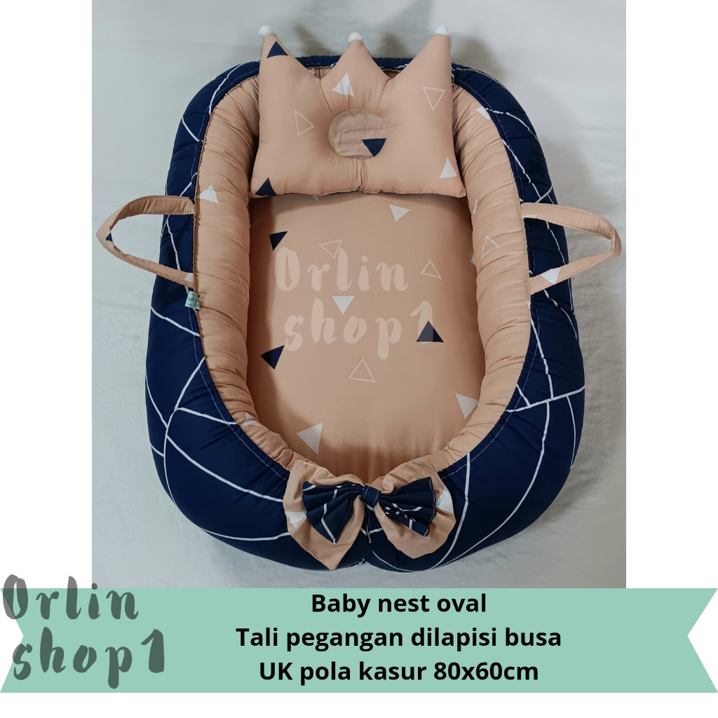 READY STOCK BABY NEST free peang mahkota / Kasur bayi kado lahiran berkualitas termurah Bayi Baru la
