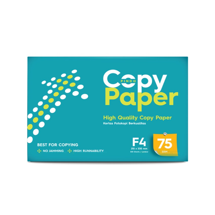 

Kertas HVS F4 Copy Paper - Kertas Print - Kertas Fotocopy 75 GSM F4 1 Rim 500 Lembar