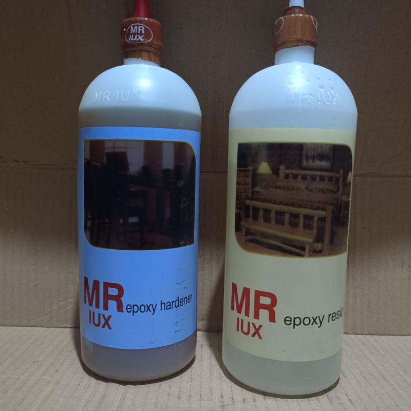 Lem Epoxy Resin+Hardener Mr Lux 880gram