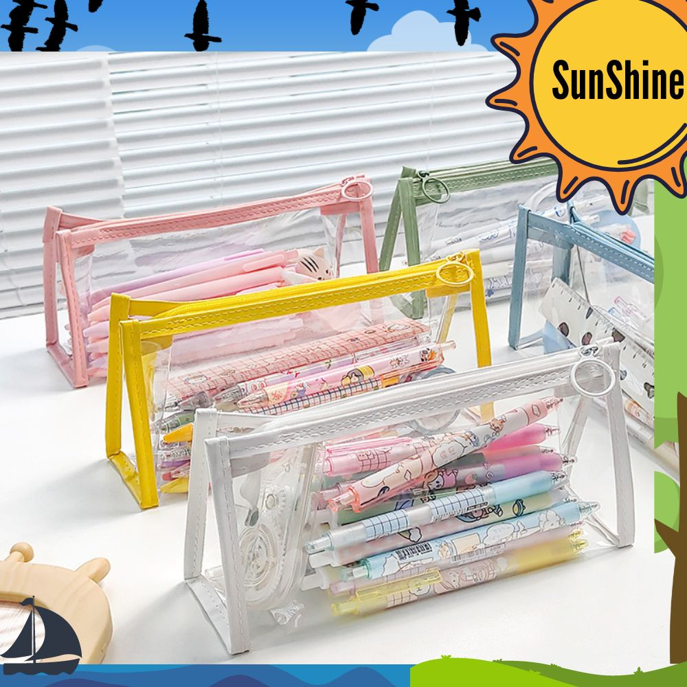 

✨ Sunshine Fancy ✨ Transparan Pencil Case / Kotak Pensil SK0058