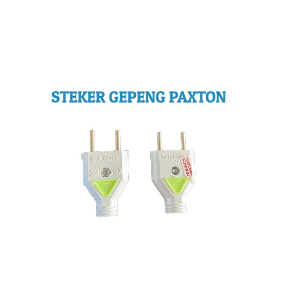 STEKER GEPENG PAXTON PX2 PIN KUNINGAN STEKER GEPENG
