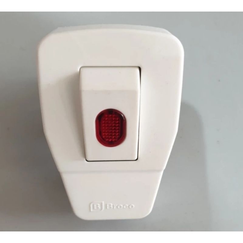 Steker Lampu On Off BROCO STEKER + LAMPU / Steker + Switch ON OFF 13311 Colokan Plus On Off Saklar