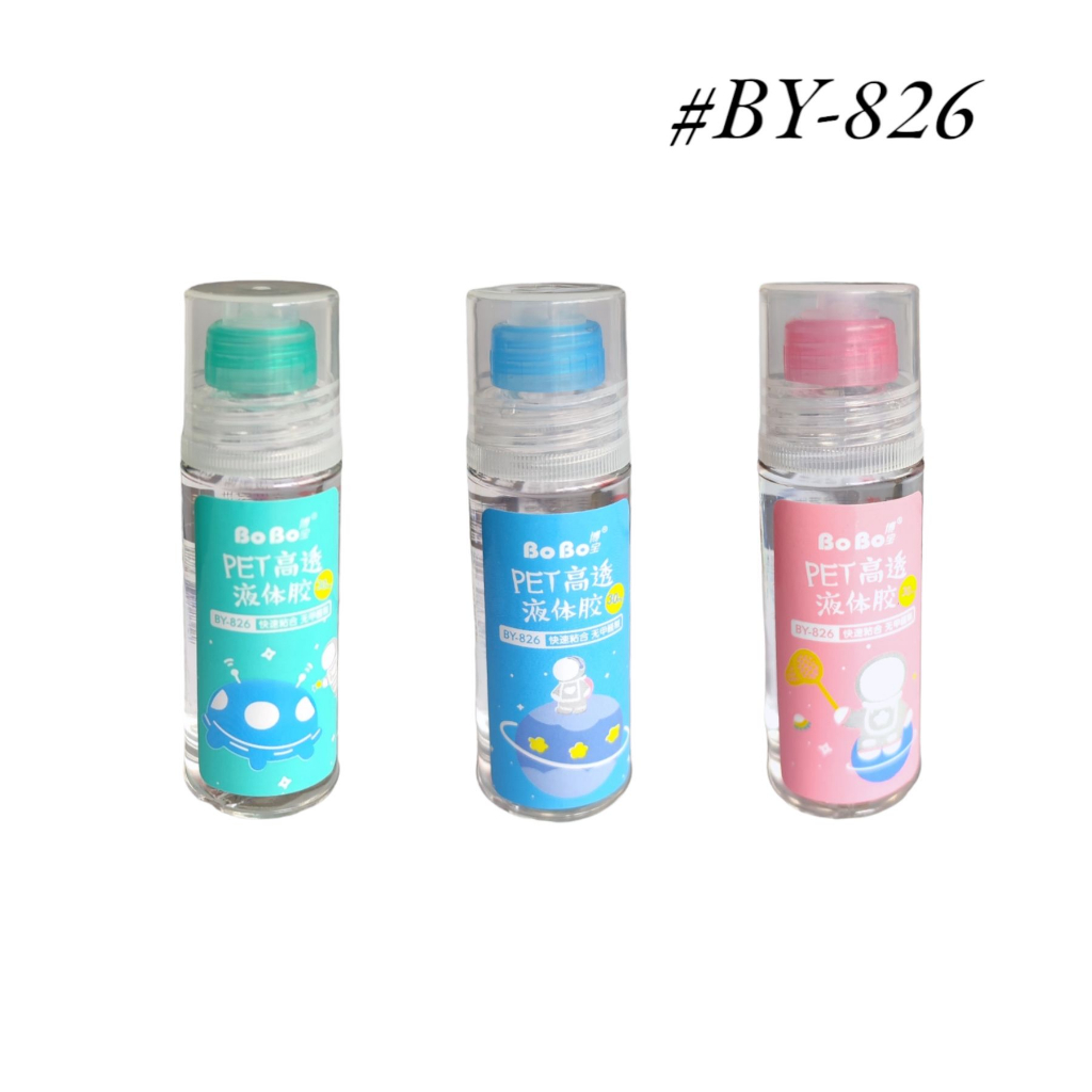 

Water Glue 30 ML Space BY-826 / Lem Transparan 30 ML Bening Import Space – Satuan
