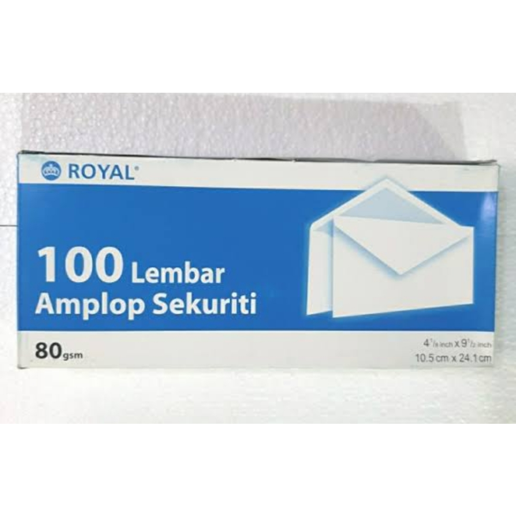 

Amplop Royal 100lembar Amplop Sekuriti 505g