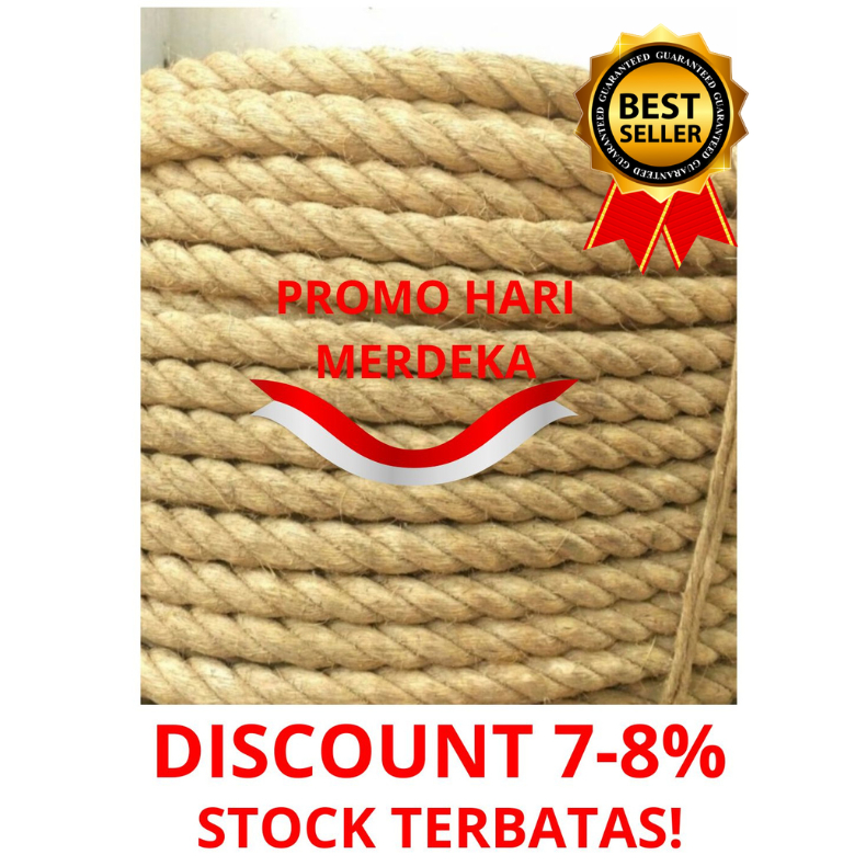 Tali Tambang Goni/Dadung/tali Kapal 30 MM per meter