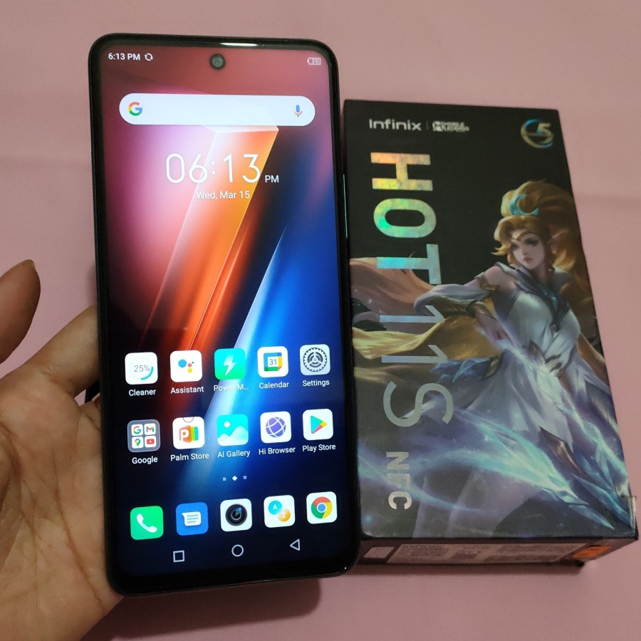 infinix hot 11s nfc 6/128gb - polar black