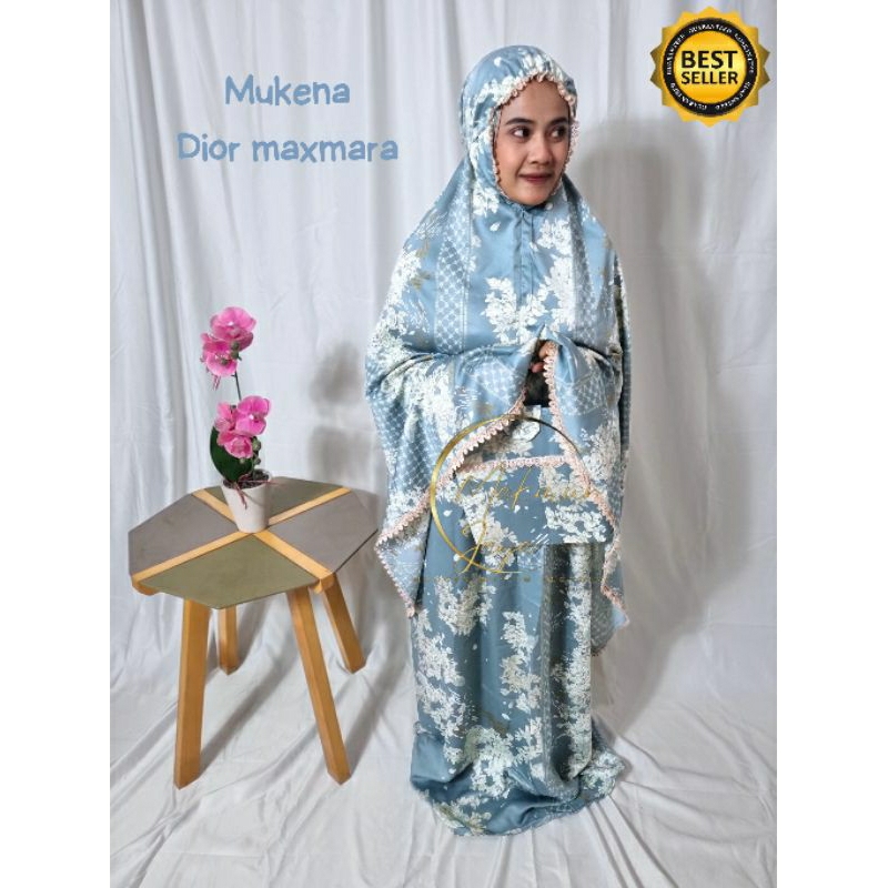 Mukena dior maxmara mukena 2in1 terbaru