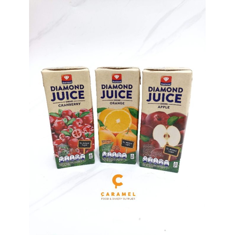 

diamond juice 200gr - diamond juice orange - juice cranberry - juice apple