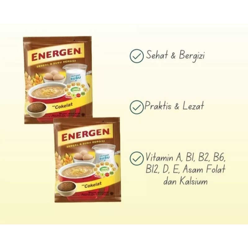 

ENERGEN SACHET RASA COKLAT