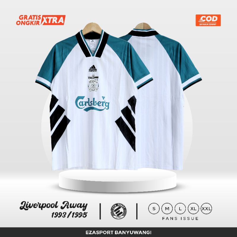 JERSEY RETRO LIVERPOOL AWAY OFFICIAL 1993/1994 GRADE ORI