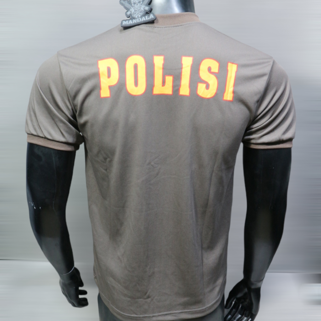 RJ6 Kaos Dalam polri Bahan Dryfit / Kaos polri Bahan jersey polisi kaos polisi jersey