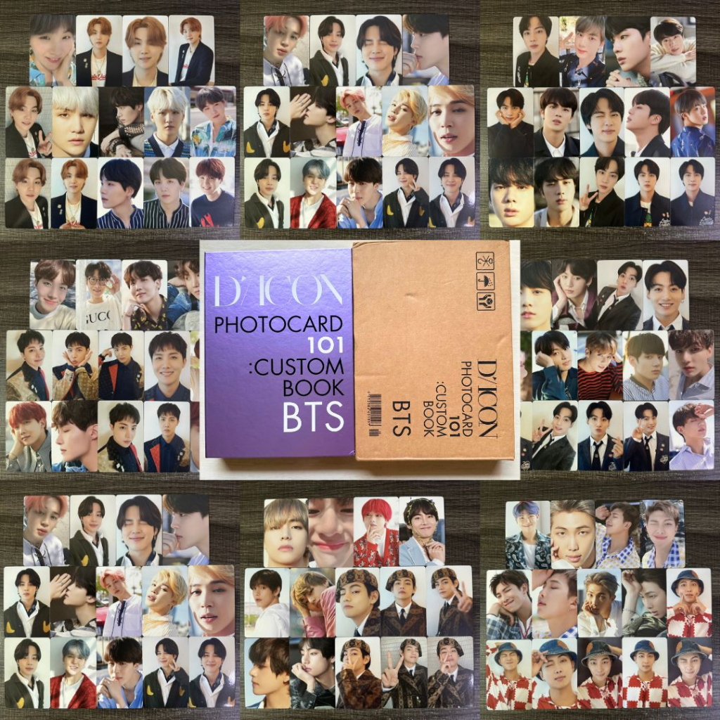 [PT.2] SHARING OFFICIAL PHOTOCARD PC BTS DICON D ICON TAEHYUNG RM JIMIN JUNGKOOK JHOPE V SUGA JIN AL