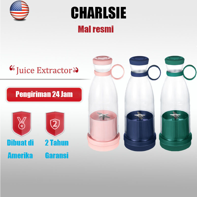 CHARLSIE SURABAYA BLENDER PORTABLE / JUICER USB MINI MULTIFUNGSI 500MLCOD
