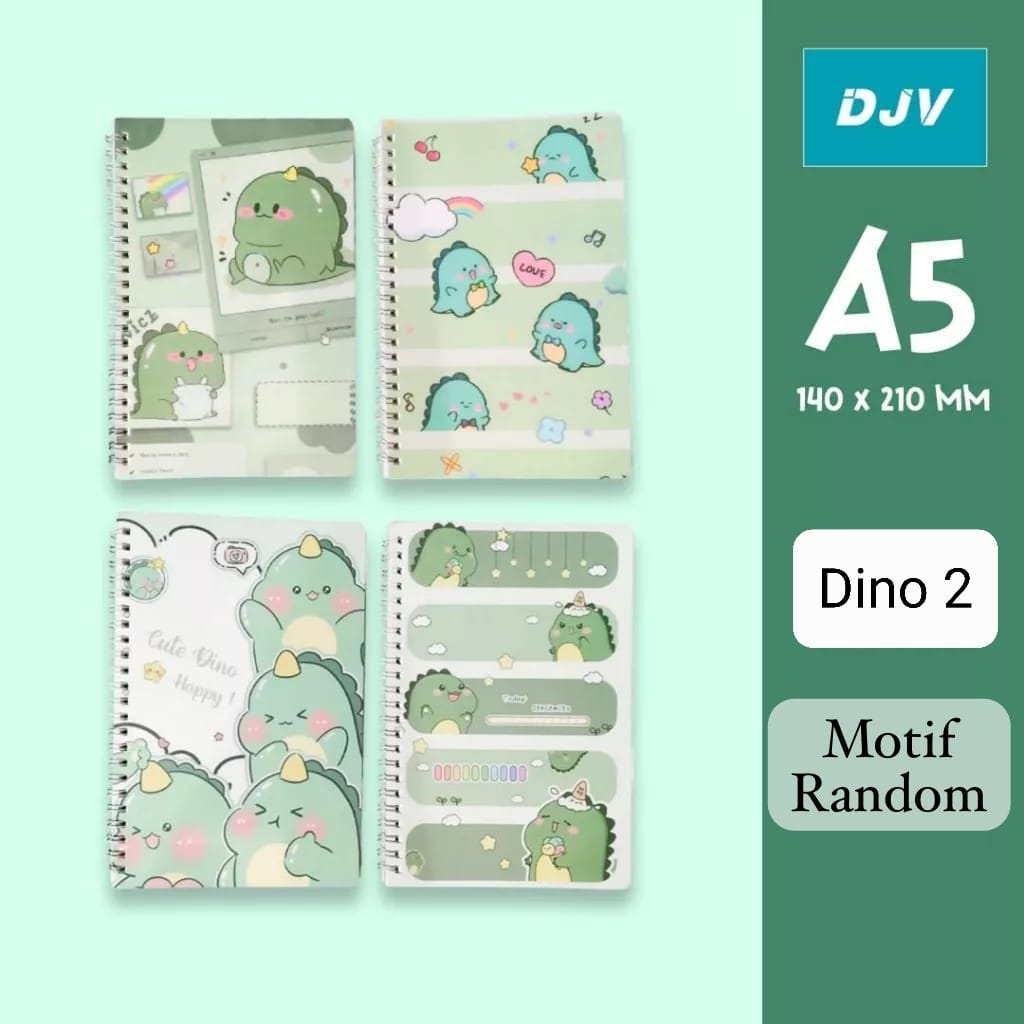 

Notebook ring A5 motif buku catatan A5