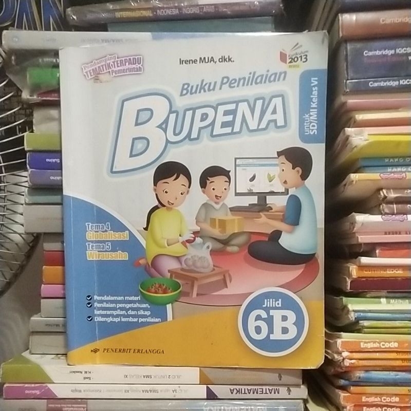 buku bupena kelas 6B