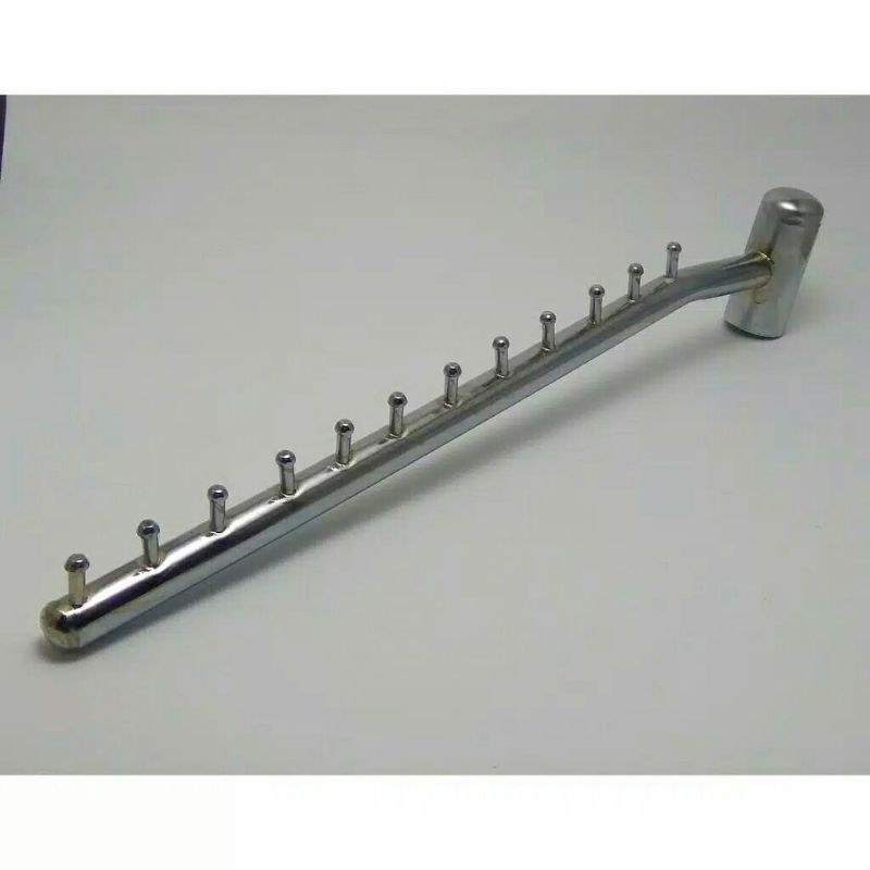 Suling Ujung Gawang Hanger Seruling Suling Pipa Bulat Gantungan Baju Hanger