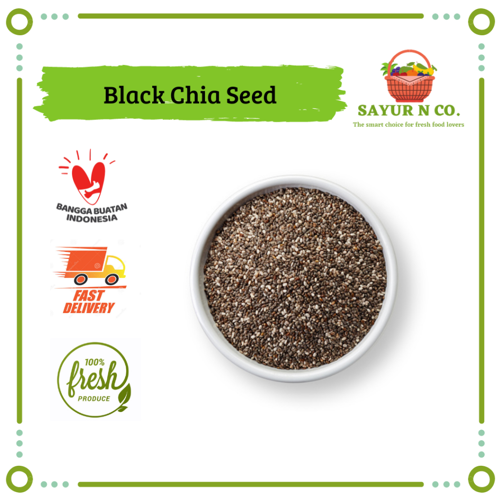 

Black Chia Seeds 100gr | Sayur N Co Bekasi