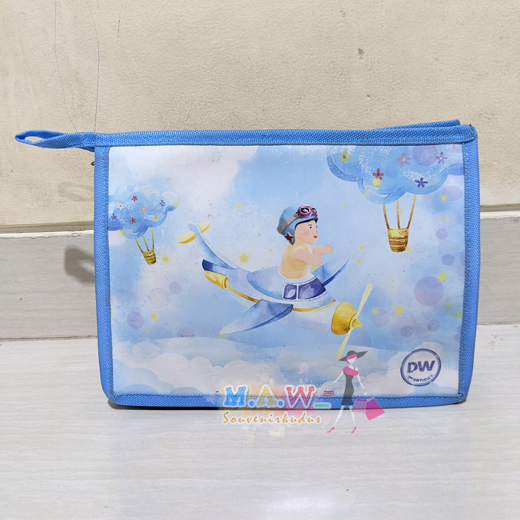 TAS SOUVENIR ULANG TAHUN / POUCH KOSMETIK / POUCH LUCU / SOUVENIR ULANG TAHUN / SOUVENIR ULTAH / GOO