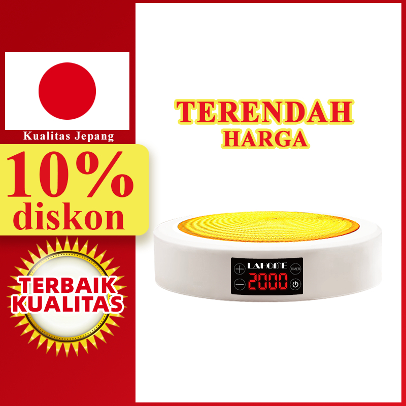 LAHOME Kompor Induksi Kompor Listrik Portable Hemat Listrik Alat Masak Untuk Kompor Induksi Daya Ren