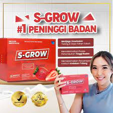 

S GROW SUSU PENINGGI BADAN ANAK REMAJA DEWASA ASLI ORIGINAL