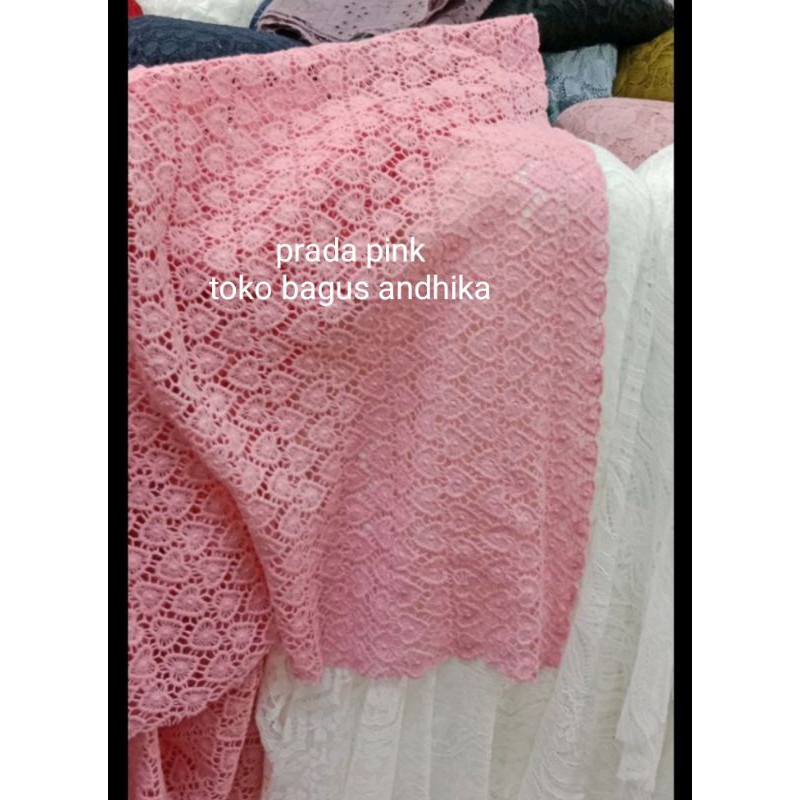 obral kain brokat prada ecer grosir ori