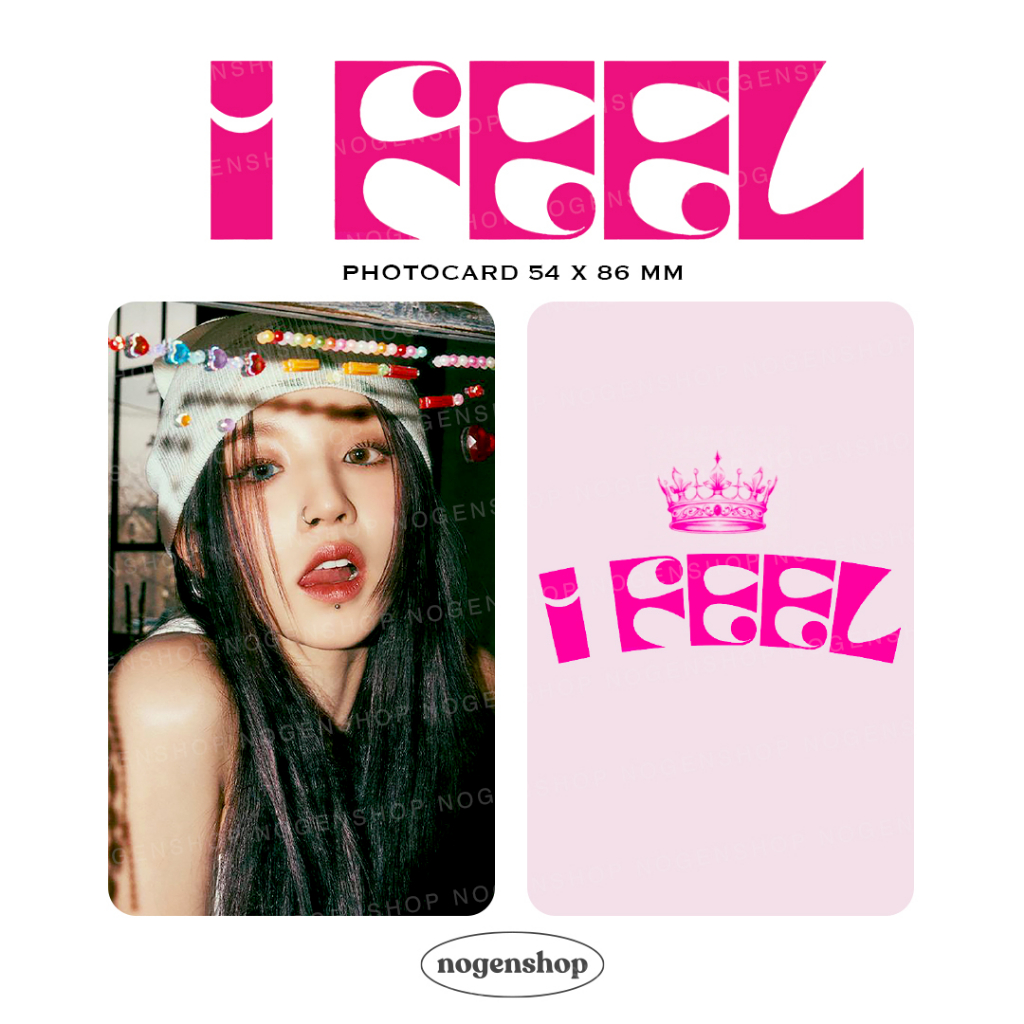 PHOTOCARD PC (G)I-DLE GIDLE I FEEL [FANMADE]