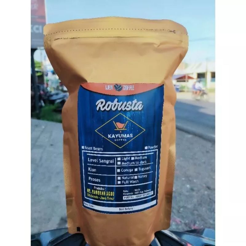 

Bubuk Kopi Robusta Ijen Raung 500gr
