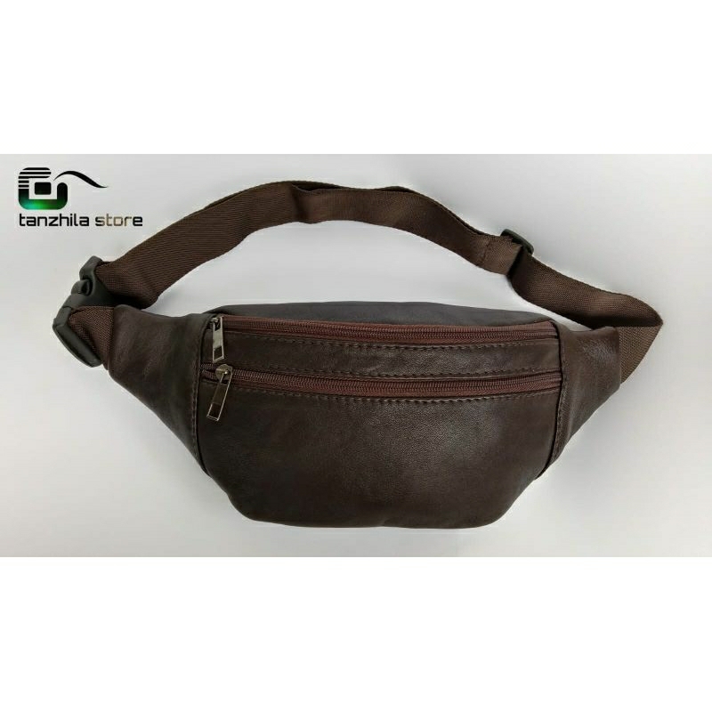 Tas pinggang Kulit Domba asli