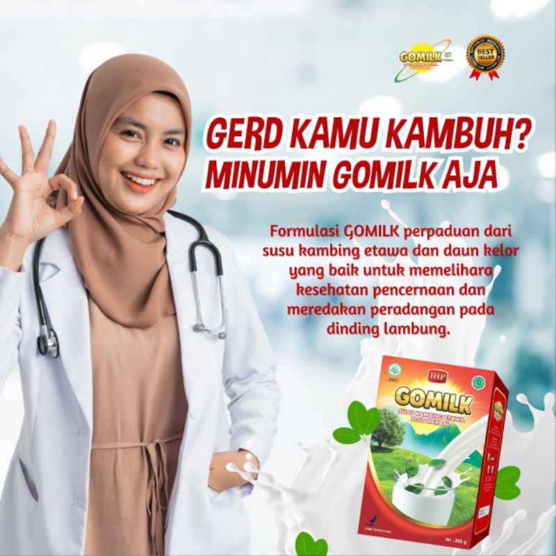 

Gomilk Susu Kambing Etawa Plus Herbal Atasi Asam Lambung