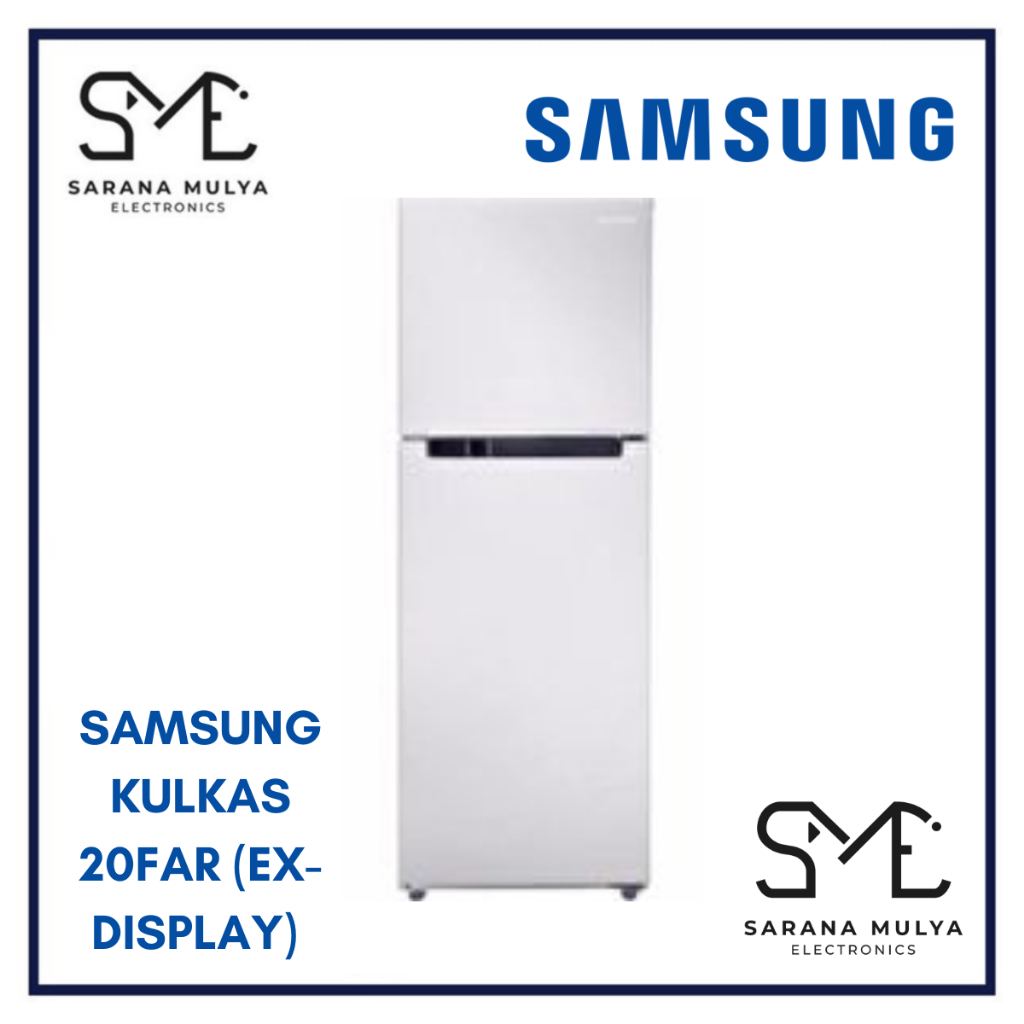 (EX-DISPLAY) SAMSUNG KULKAS 2 PINTU RT20FAR - LEMARI ES 2 PINTU
