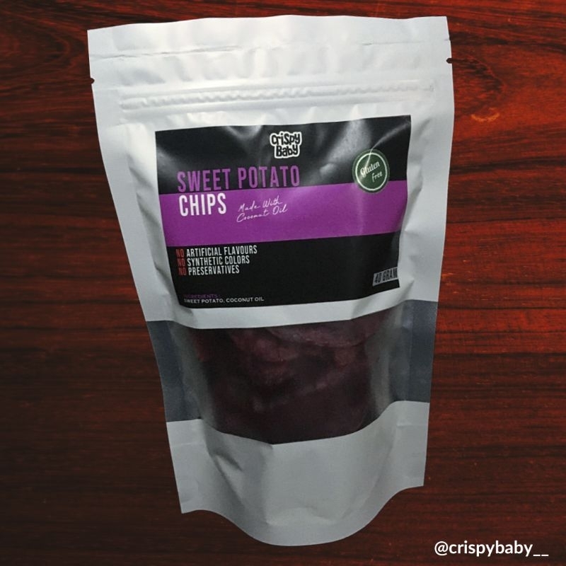 

KERIPIK UBI UNGU | SWEET POTATO CHIPS | SEHAT | FREE SUGAR | NON MSG | DIET NEEDS