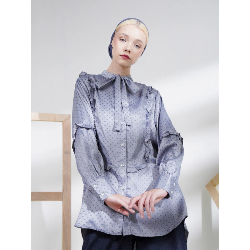 Barla Shirt Dusty Blue Aleza Label