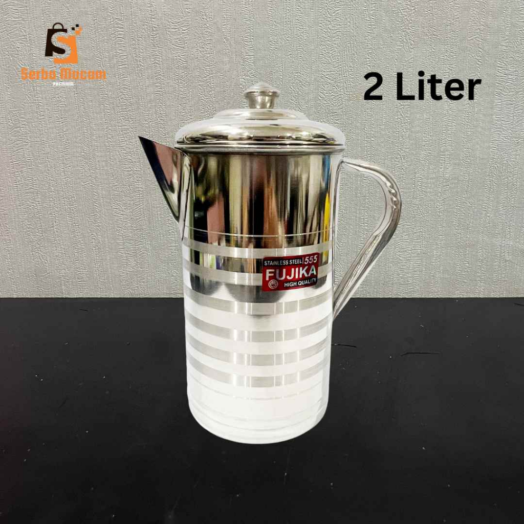 Teko Ceret Stainless Steel/ Fujika Decent Jug / Stainless Steel Jug / Jug Kopi Coffee / Jug Teh / Ju