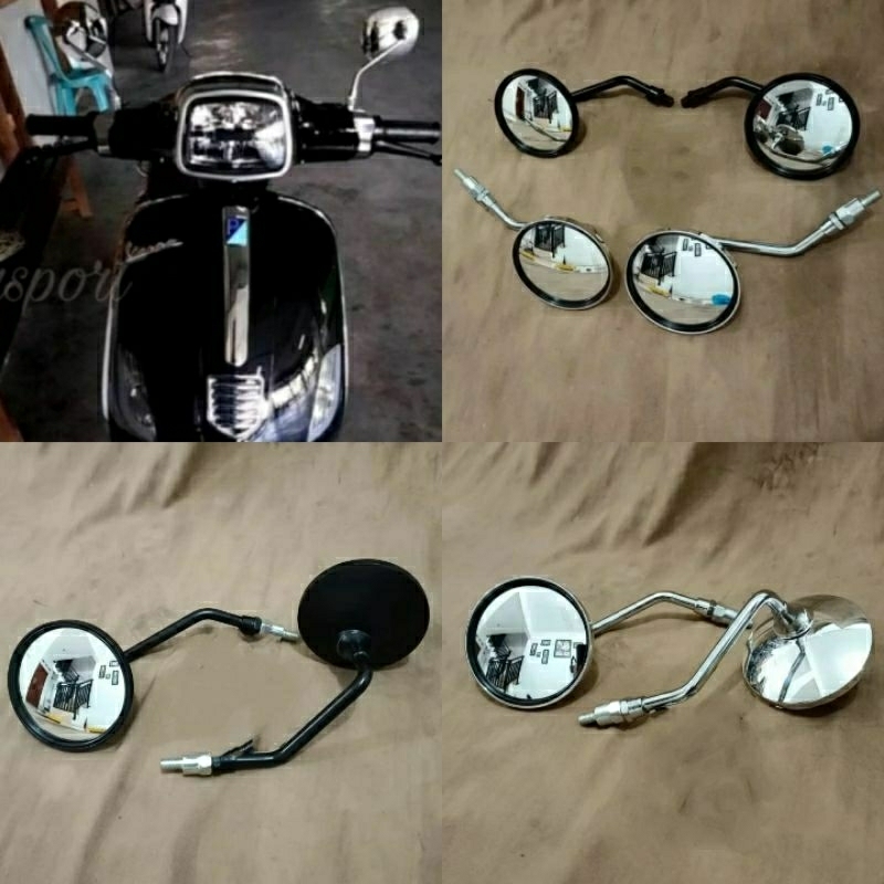Spion bulat clasik buat motor listrik Uwinfly T3 T5 Exotic dll.Aksesoris spion motor listrik